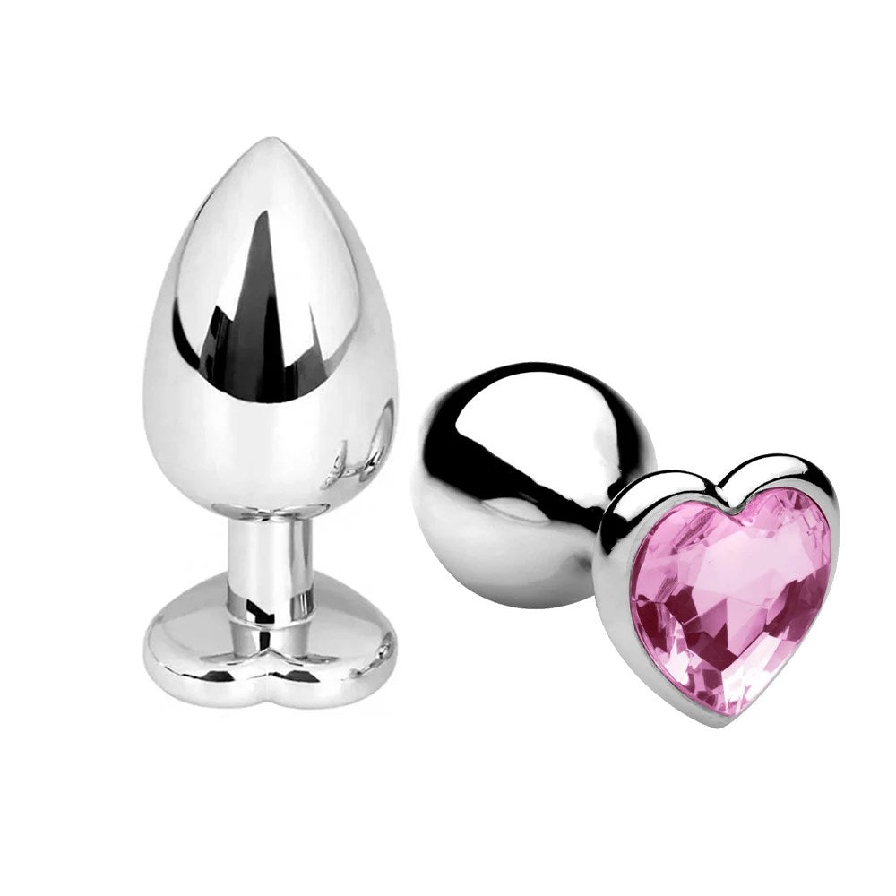 Plug Anal Acero Corazon