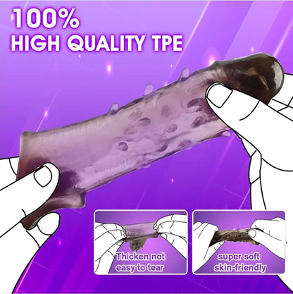 Funda Extensora de Silicona Realista | +3cm de Longitud y Mayor Grosor