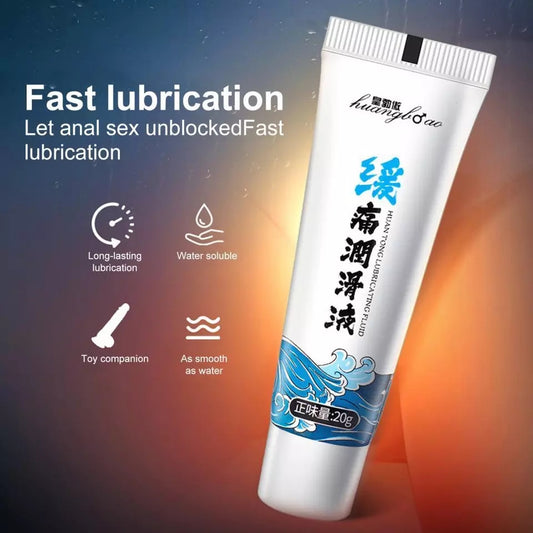 AnalEase Pocket es un lubricante anal a base de agua con fórmula relajante que facilita la penetración sin dolor. Presentación práctica de 20 ml, ideal para llevar en Guatemala.