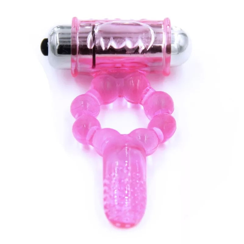 El VibroFlex Ring es un anillo vibrador de silicona diseñado para mejorar la erección y ofrecer placer compartido gracias a su bala vibradora que estimula el clítoris o el ano durante el sexo.