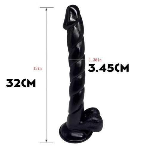 Dildo Twister 32cm - Estimulación Intensa - La Jugueteria Erotika