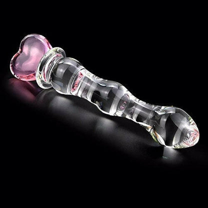 Crystal Heat – Consolador de Vidrio Templado Termoactivo - La Jugueteria Erotika