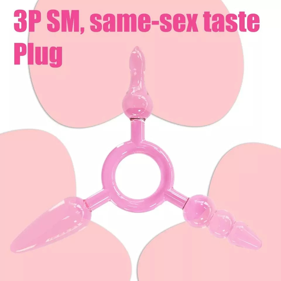 Ruleta de Placer – Triple Plug Anal - La Jugueteria Erotika