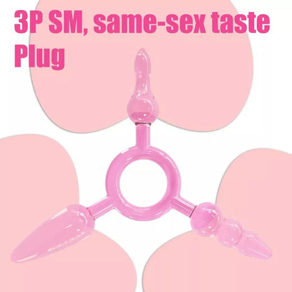 Ruleta de Placer – Triple Plug Anal - La Jugueteria Erotika