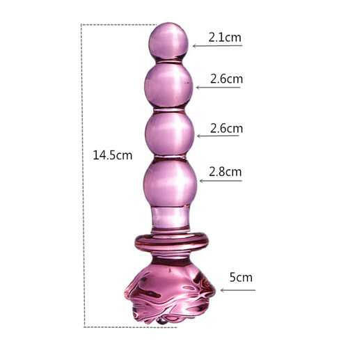 PearlRose – Plug de Vidrio - La Jugueteria Erotika