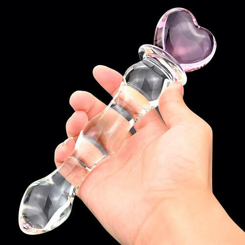 Crystal Heat – Consolador de Vidrio Templado Termoactivo - La Jugueteria Erotika