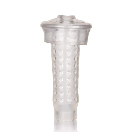 Optimum Stroker ofrece una experiencia de estimulación oral hiperrealista, con textura interna acanalada y suave para un placer masculino profundo.