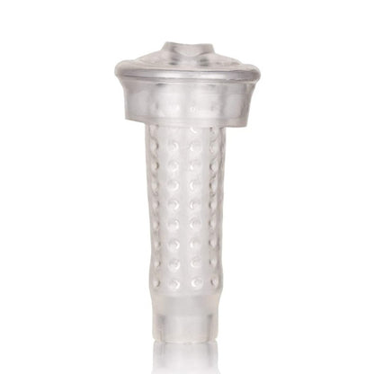 Optimum Stroker ofrece una experiencia de estimulación oral hiperrealista, con textura interna acanalada y suave para un placer masculino profundo.