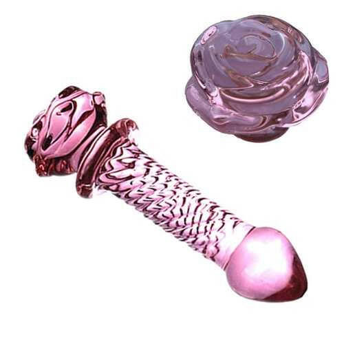 RoseGlass – Plug Anal y Vaginal - La Jugueteria Erotika