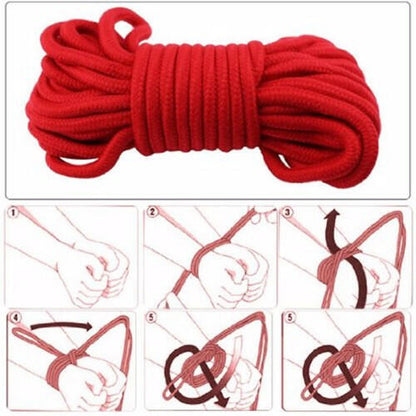 Cuerda Shibari Roja - La Jugueteria Erotika