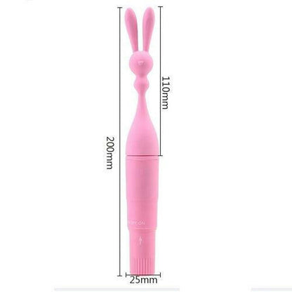 Con diseño adorable, resistencia al agua y textura tipo terciopelo, este vibrador clitorial une estilo y funcionalidad en la palma de tu mano.