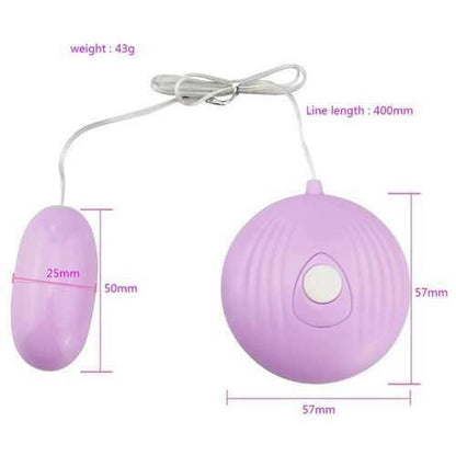 Huevo Vibrador De Clítoris Con 2 Modos De Vibración - La Jugueteria Erotika